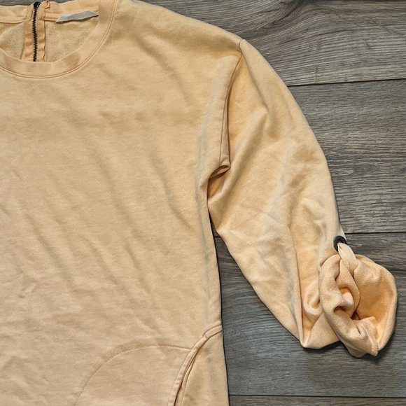 Soft Surroundings On The Go Pullover Sweater SZ Small Marigold Orange Sweatshirt - Picture 3 of 10